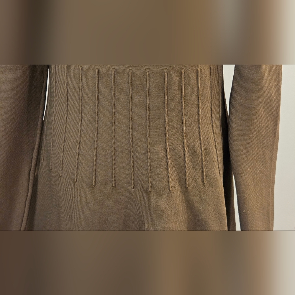 STAUD Military Green Long Sleeve Dress,Size XL. - Picture 10 of 16